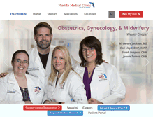 Tablet Screenshot of floridamedicalclinic.com